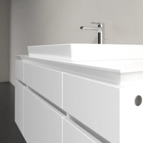 Bild von VILLEROY BOCH Legato Waschbeckenunterschrank, 5 Auszüge, 1200 x 550 x 500 mm, Glossy White / Glossy White #B68300DH