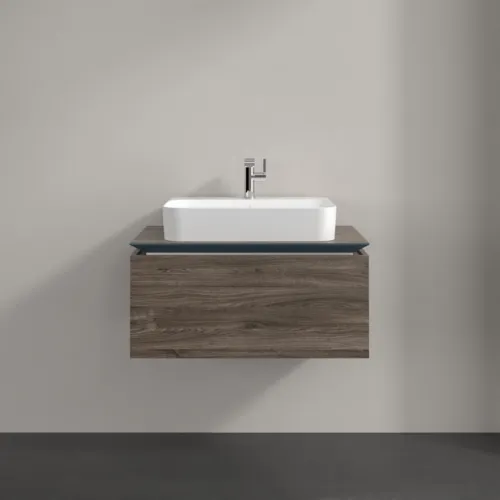 Bild von VILLEROY BOCH Legato Waschbeckenunterschrank, 1 Auszug, 800 x 380 x 500 mm, Stone Oak / Stone Oak #B75300RK