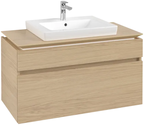 Bild von VILLEROY BOCH Legato Waschbeckenunterschrank, 2 Auszüge, 1000 x 550 x 500 mm, Nordic Oak / Nordic Oak #B68100VJ