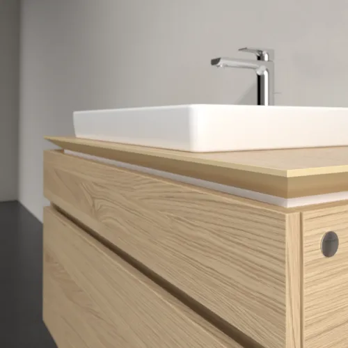 Bild von VILLEROY BOCH Legato Waschbeckenunterschrank, 2 Auszüge, 1000 x 550 x 500 mm, Nordic Oak / Nordic Oak #B68100VJ