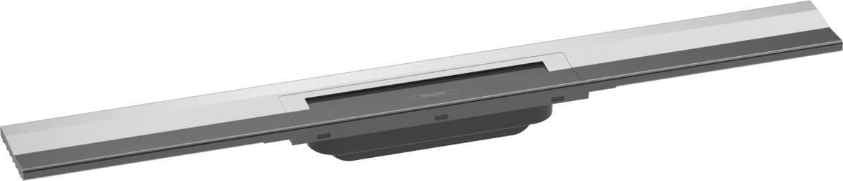 Bild von HANSGROHE RainDrain Flex Fertigset Duschrinne 700 kürzbar zur Wandmontage #56050000 - Chrom