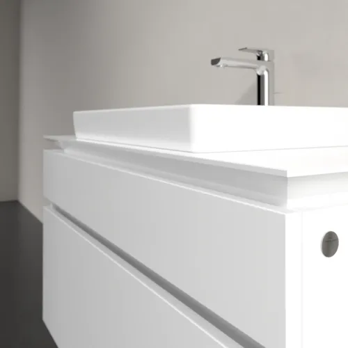 Bild von VILLEROY BOCH Legato Waschbeckenunterschrank, 2 Auszüge, 1000 x 550 x 500 mm, Glossy White / Glossy White #B68100DH