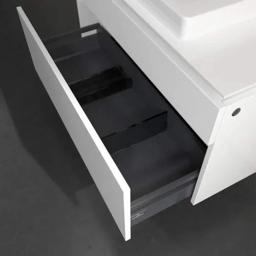 Bild von VILLEROY BOCH Legato Waschbeckenunterschrank, 2 Auszüge, 1000 x 550 x 500 mm, Glossy White / Glossy White #B68100DH