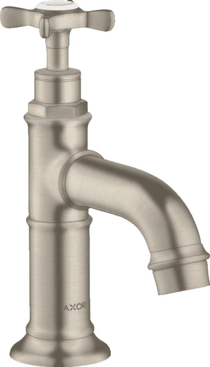Bild von HANSGROHE AXOR Montreux Standventil 50 mit Kreuzgriff ohne Ablaufgarnitur #16530820 - Brushed Nickel