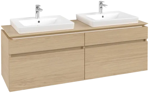 Bild von VILLEROY BOCH Legato Waschbeckenunterschrank, 4 Auszüge, 1600 x 550 x 500 mm, Nordic Oak / Nordic Oak #B69300VJ