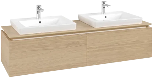 Bild von VILLEROY BOCH Legato Waschbeckenunterschrank, 2 Auszüge, 1600 x 380 x 500 mm, Nordic Oak / Nordic Oak #B69200VJ