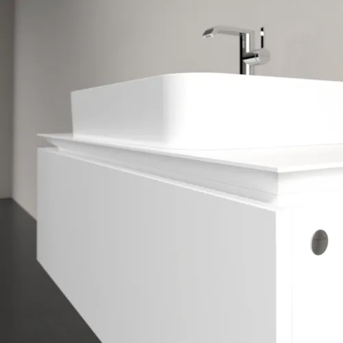 Bild von VILLEROY BOCH Legato Waschbeckenunterschrank, 1 Auszug, 1000 x 380 x 500 mm, White Matt / White Matt #B75500MS