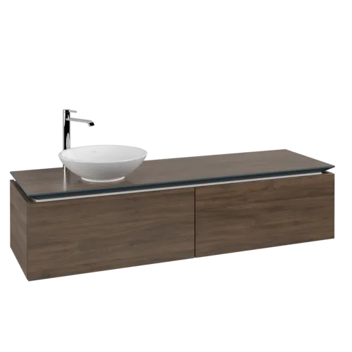 Obrázek VILLEROY BOCH Legato toaletní skříňka, 2 výsuvy, 1600 x 380 x 500 mm, Arizona Oak / Arizona Oak #B59500VH