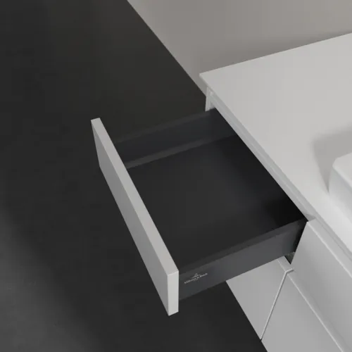 Bild von VILLEROY BOCH Legato Waschbeckenunterschrank, mit Beleuchtung, 5 Auszüge, 1400 x 550 x 500 mm, Glossy White / Glossy White #B685L0DH