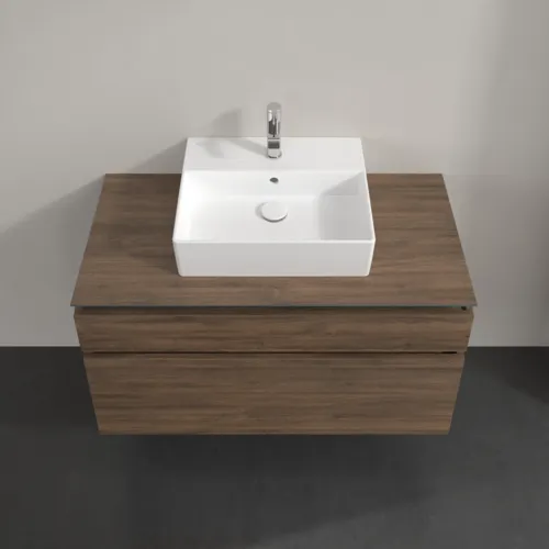 Bild von VILLEROY BOCH Legato Waschbeckenunterschrank, 2 Auszüge, 1000 x 550 x 500 mm, Arizona Oak / Arizona Oak #B60400VH