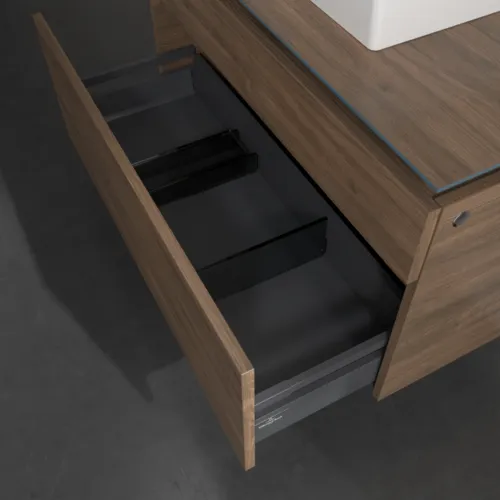 Bild von VILLEROY BOCH Legato Waschbeckenunterschrank, 2 Auszüge, 1000 x 550 x 500 mm, Arizona Oak / Arizona Oak #B60400VH