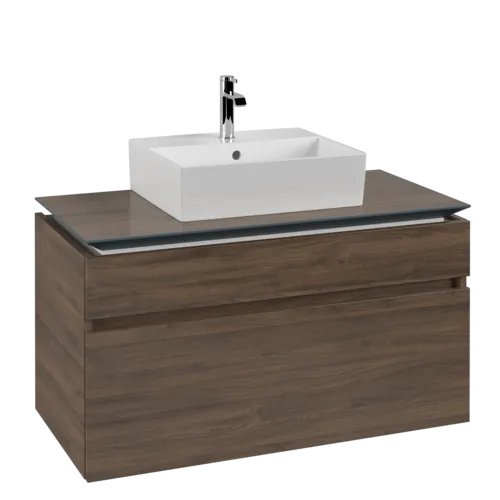 Bild von VILLEROY BOCH Legato Waschbeckenunterschrank, 2 Auszüge, 1000 x 550 x 500 mm, Arizona Oak / Arizona Oak #B60400VH
