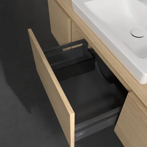 Bild von VILLEROY BOCH Legato Waschbeckenunterschrank, mit Beleuchtung, 3 Auszüge, 1200 x 380 x 500 mm, Nordic Oak / Nordic Oak #B682L0VJ
