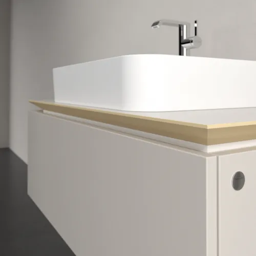 Bild von VILLEROY BOCH Legato Waschbeckenunterschrank, 1 Auszug, 1000 x 380 x 500 mm, Soft Grey / Soft Grey #B75500VK