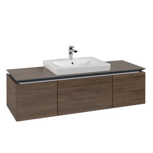 Obrázek VILLEROY BOCH Legato toaletní skříňka, 3 výsuvy, 1200 x 380 x 500 mm, Arizona Oak / Arizona Oak #B68200VH