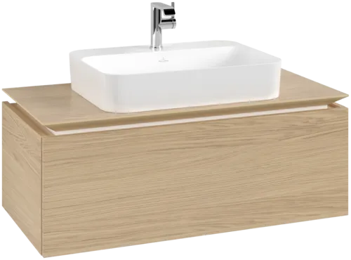 Bild von VILLEROY BOCH Legato Waschbeckenunterschrank, 1 Auszug, 1000 x 380 x 500 mm, Nordic Oak / Nordic Oak #B75500VJ