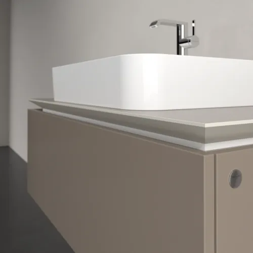 Bild von VILLEROY BOCH Legato Waschbeckenunterschrank, 1 Auszug, 1000 x 380 x 500 mm, Truffle Grey / Truffle Grey #B75500VG