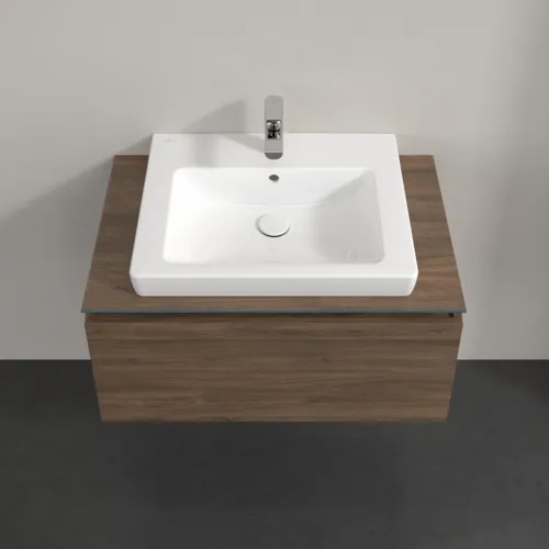 Bild von VILLEROY BOCH Legato Waschbeckenunterschrank, 1 Auszug, 800 x 380 x 500 mm, Arizona Oak / Arizona Oak #B67800VH