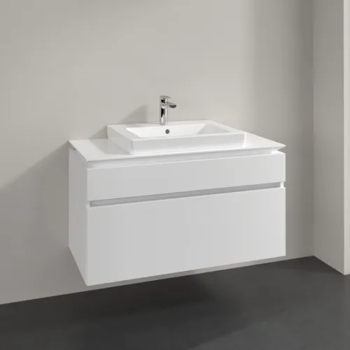 Bild von VILLEROY BOCH Legato Waschbeckenunterschrank, 2 Auszüge, 1000 x 550 x 500 mm, White Matt / White Matt #B68100MS
