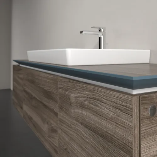 Bild von VILLEROY BOCH Legato Waschbeckenunterschrank, 3 Auszüge, 1200 x 380 x 500 mm, Stone Oak / Stone Oak #B68200RK