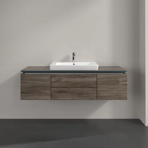 Bild von VILLEROY BOCH Legato Waschbeckenunterschrank, 3 Auszüge, 1200 x 380 x 500 mm, Stone Oak / Stone Oak #B68200RK