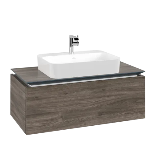 Bild von VILLEROY BOCH Legato Waschbeckenunterschrank, 1 Auszug, 1000 x 380 x 500 mm, Stone Oak / Stone Oak #B75500RK