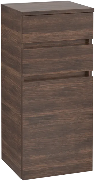 Bild von VILLEROY BOCH Legato Seitenschrank, 1 Tür, 2 Schubladen, 400 x 870 x 350 mm, Arizona Oak / Arizona Oak #B72800VH