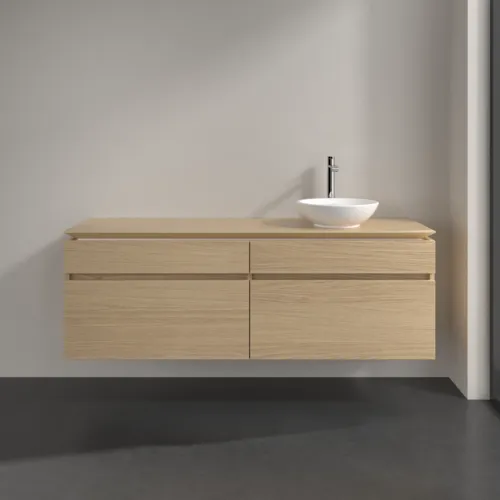Bild von VILLEROY BOCH Legato Waschbeckenunterschrank, 4 Auszüge, 1600 x 550 x 500 mm, Nordic Oak / Nordic Oak #B59800VJ