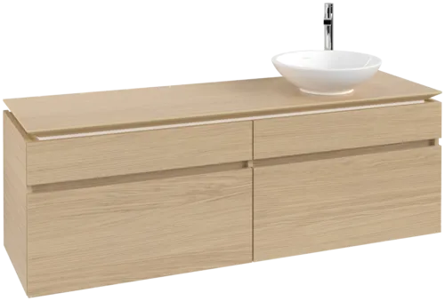 Bild von VILLEROY BOCH Legato Waschbeckenunterschrank, 4 Auszüge, 1600 x 550 x 500 mm, Nordic Oak / Nordic Oak #B59800VJ