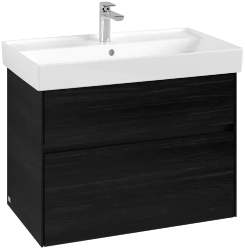Bild von VILLEROY BOCH Collaro Waschbeckenunterschrank, 2 Auszüge, 754 x 546 x 444 mm, Black Oak #C01000AB