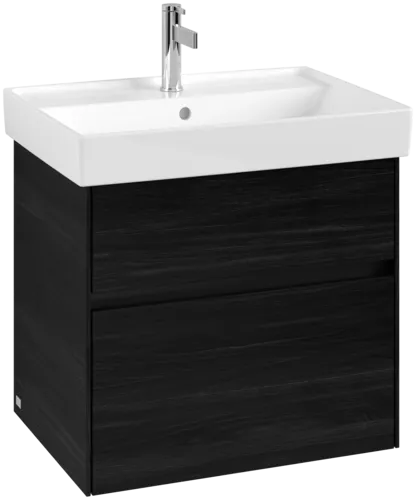 Bild von VILLEROY BOCH Collaro Waschbeckenunterschrank, 2 Auszüge, 604 x 546 x 444 mm, Black Oak #C00900AB