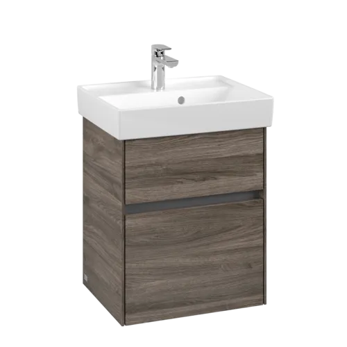 Bild von VILLEROY BOCH Collaro Waschbeckenunterschrank, 2 Auszüge, 460 x 546 x 374 mm, Stone Oak #C00600RK