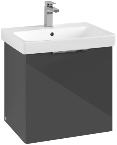 Bild von VILLEROY BOCH Architectura Waschbeckenunterschrank, 1 Tür, 550 x 520 x 438 mm, Grey #B88801VT