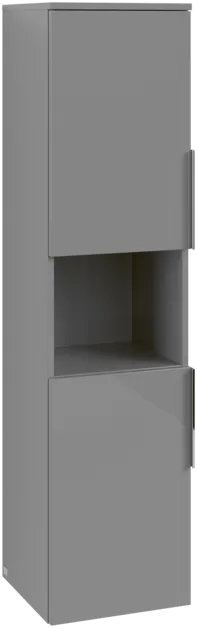 Bild von VILLEROY BOCH Architectura Hochschrank, 2 Türen, 350 x 1400 x 364 mm, Grey #B89700VT