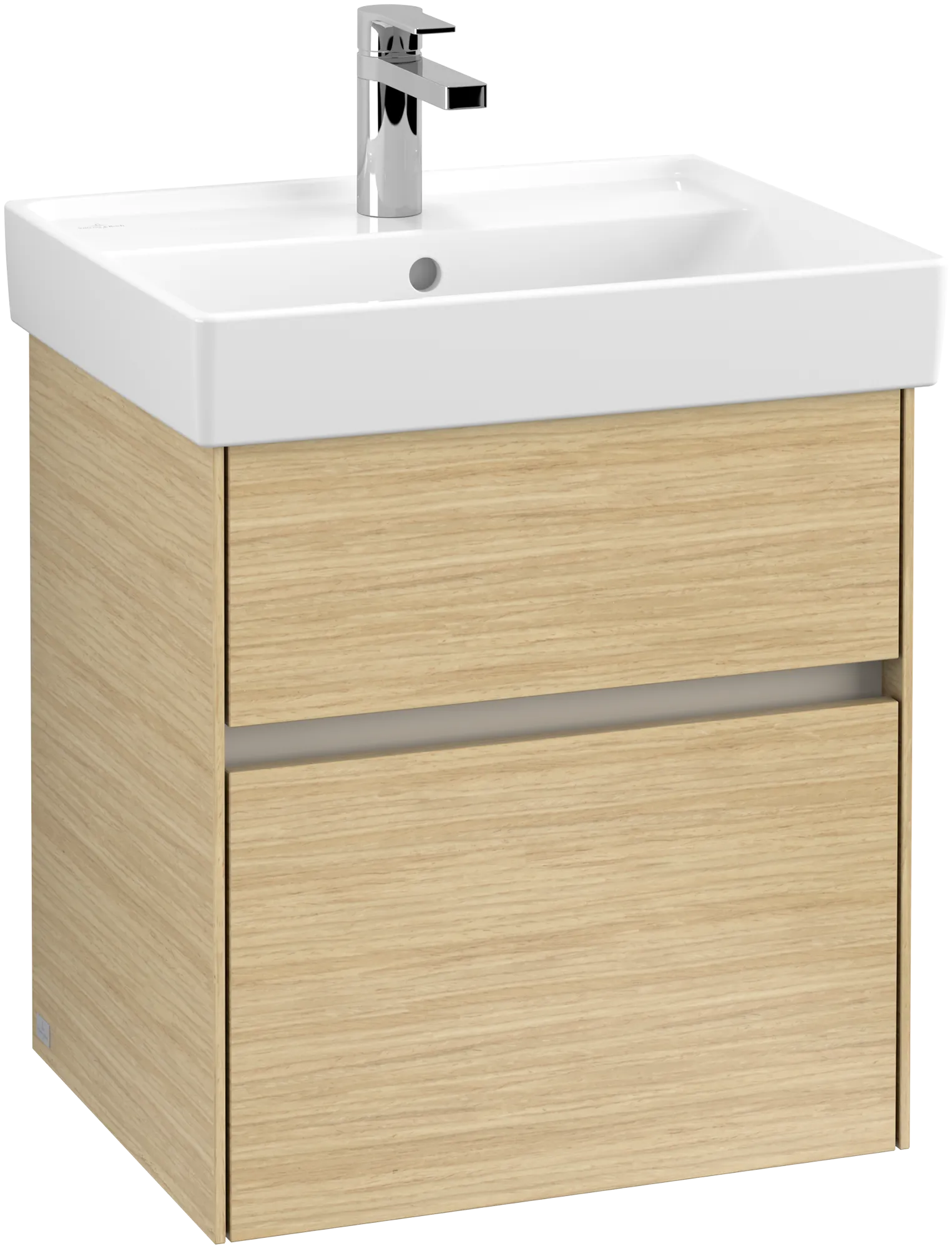 Bild von VILLEROY BOCH Collaro Waschbeckenunterschrank, 2 Auszüge, 510 x 546 x 414 mm, Nordic Oak #C00700VJ