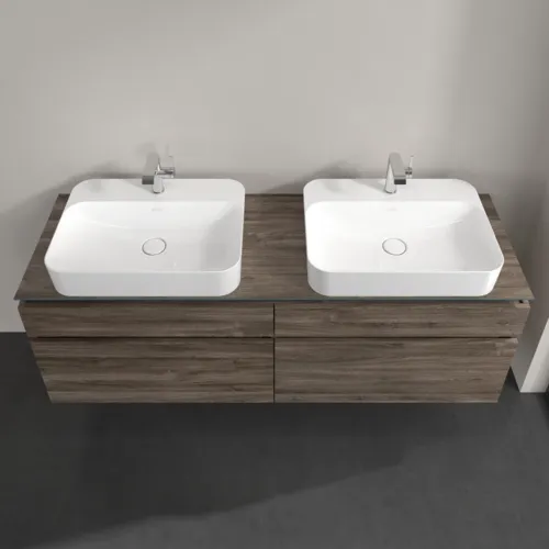 Bild von VILLEROY BOCH Legato Waschbeckenunterschrank, 4 Auszüge, 1600 x 550 x 500 mm, Stone Oak / Stone Oak #B76800RK