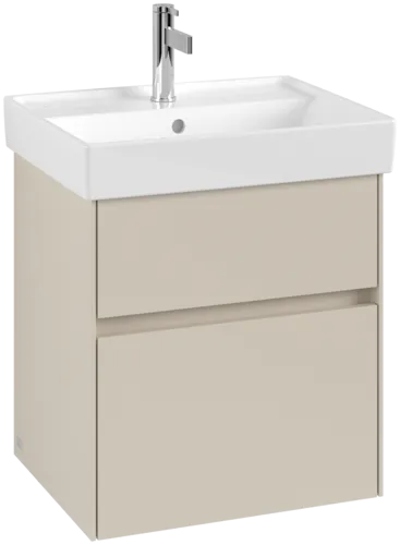 Bild von VILLEROY BOCH Collaro Waschbeckenunterschrank, 2 Auszüge, 510 x 546 x 414 mm, Cashmere Grey #C00700VN