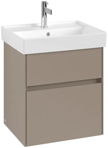Bild von VILLEROY BOCH Collaro Waschbeckenunterschrank, 2 Auszüge, 510 x 546 x 414 mm, Taupe #C00700VM