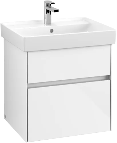 Bild von VILLEROY BOCH Collaro Waschbeckenunterschrank, mit Beleuchtung, 2 Auszüge, 554 x 546 x 444 mm, Glossy White #C008B0DH