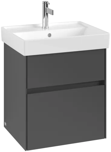Bild von VILLEROY BOCH Collaro Waschbeckenunterschrank, 2 Auszüge, 510 x 546 x 414 mm, Graphite #C00700VR