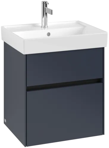 Bild von VILLEROY BOCH Collaro Waschbeckenunterschrank, 2 Auszüge, 510 x 546 x 414 mm, Marine Blue #C00700VQ