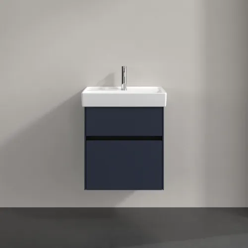 Bild von VILLEROY BOCH Collaro Waschbeckenunterschrank, 2 Auszüge, 510 x 546 x 414 mm, Marine Blue #C00700VQ