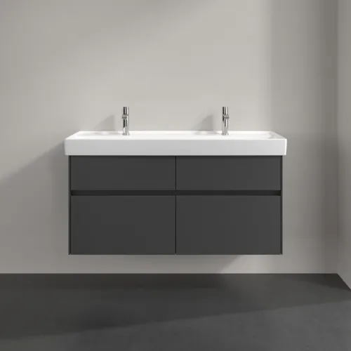 Bild von VILLEROY BOCH Collaro Waschbeckenunterschrank, mit Beleuchtung, 4 Auszüge, 1154 x 546 x 444 mm, Graphite #C012B0VR