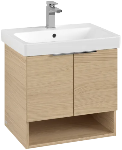 Obrázek VILLEROY BOCH Toaletní skříňka Architectura, 2 dvířka, 550 x 520 x 438 mm, severský dub #B88900VJ