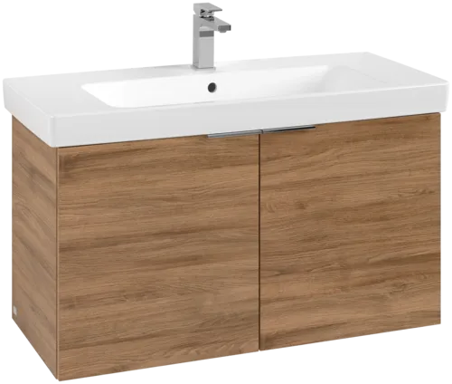 Bild von VILLEROY BOCH Architectura Waschbeckenunterschrank, 2 Türen, 950 x 520 x 438 mm, Kansas Oak #B89500RH