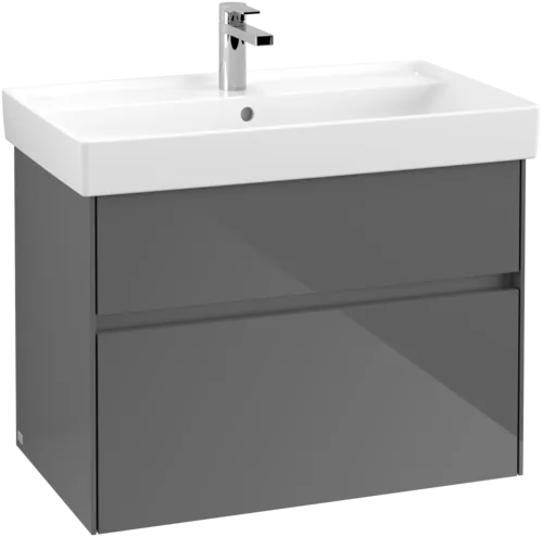 Bild von VILLEROY BOCH Collaro Waschbeckenunterschrank, 2 Auszüge, 754 x 546 x 444 mm, Glossy Grey #C01000FP