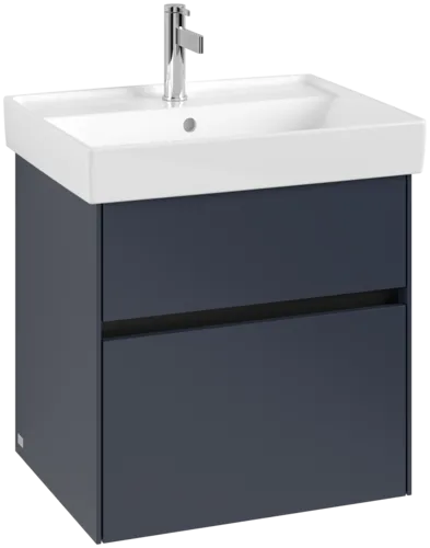 Bild von VILLEROY BOCH Collaro Waschbeckenunterschrank, 2 Auszüge, 554 x 546 x 444 mm, Marine Blue #C00800VQ