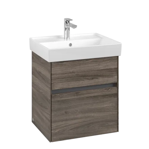 Bild von VILLEROY BOCH Collaro Waschbeckenunterschrank, 2 Auszüge, 510 x 546 x 414 mm, Stone Oak #C00700RK
