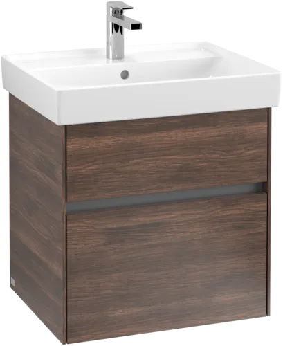 Bild von VILLEROY BOCH Collaro Waschbeckenunterschrank, 2 Auszüge, 554 x 546 x 444 mm, Arizona Oak #C00800VH
