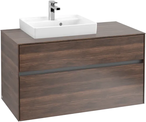 Bild von VILLEROY BOCH Collaro Waschbeckenunterschrank, 2 Auszüge, 1000 x 548 x 500 mm, Arizona Oak / Arizona Oak #C01400VH